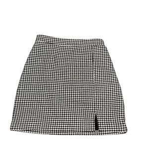 Hollister Black and White Ultra High Rise Skirt